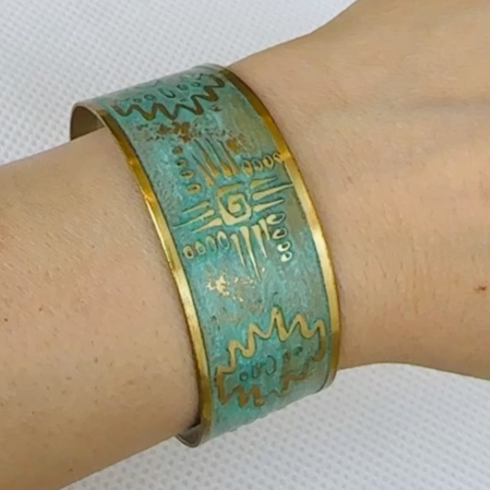 Handcrafted Brass Cuff Bracelet